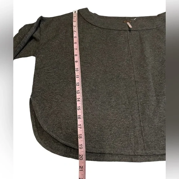 Free People XS Jamie Sweater Heather Wool Blend Gray NWoT $148 - Picture 12 of 12